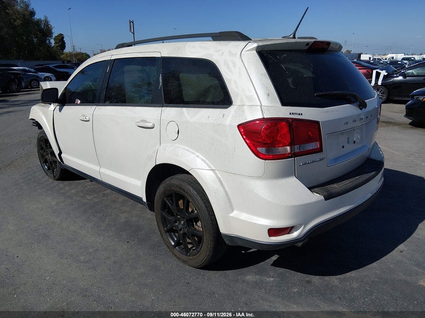 Vin: 3c4pdcbg7jt254033, lot: 46572317, dodge journey sxt 20183