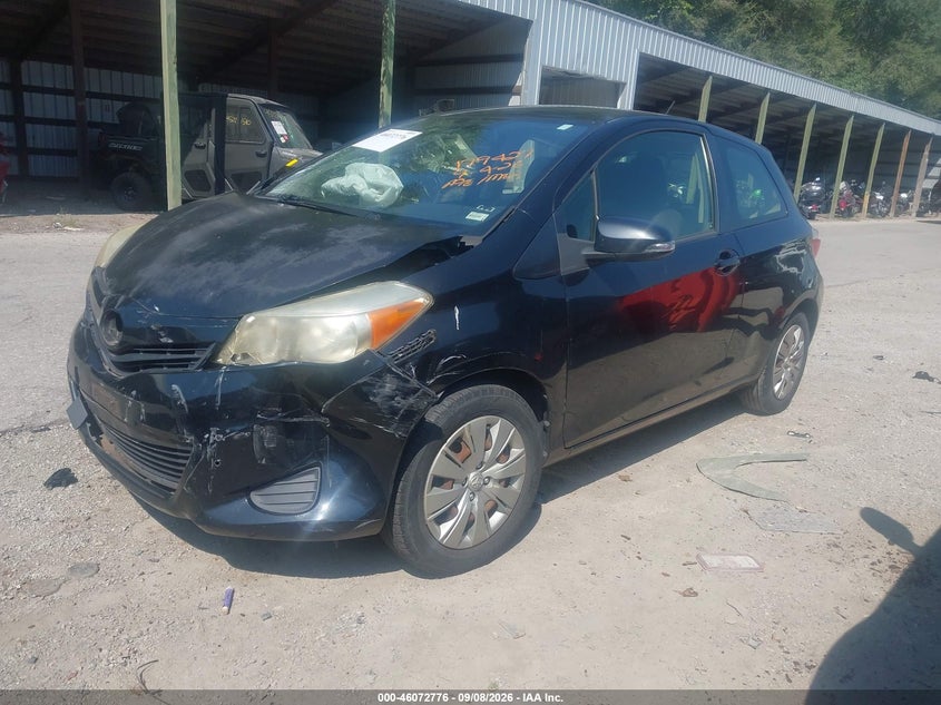 Vin: jtdjtud33cd541709, lot: 46572323, toyota yaris l 20122