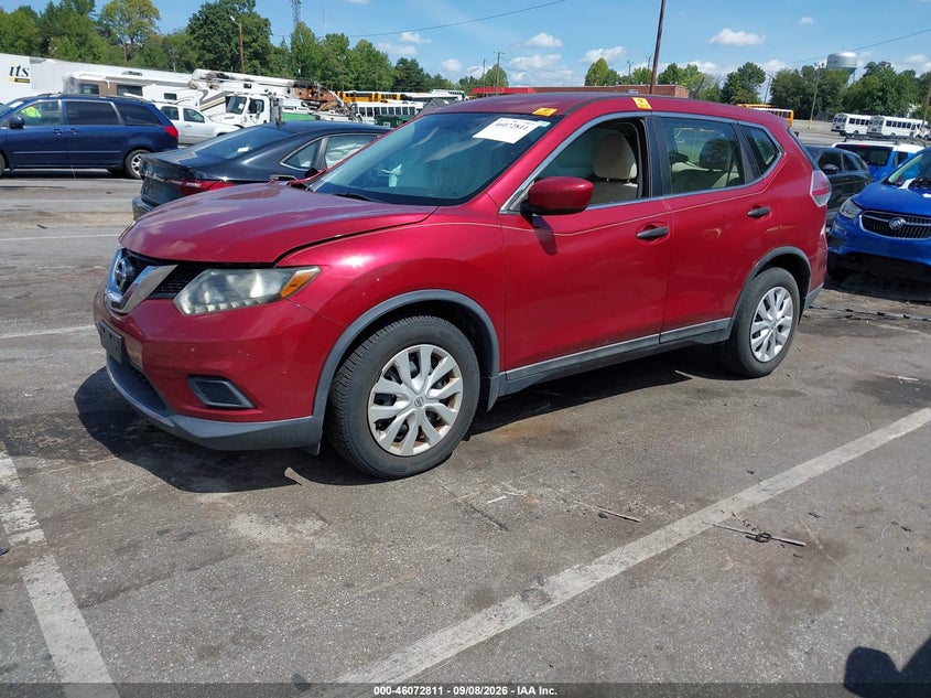 Vin: 5n1at2mt1gc897118, lot: 46572358, nissan rogue s 20162
