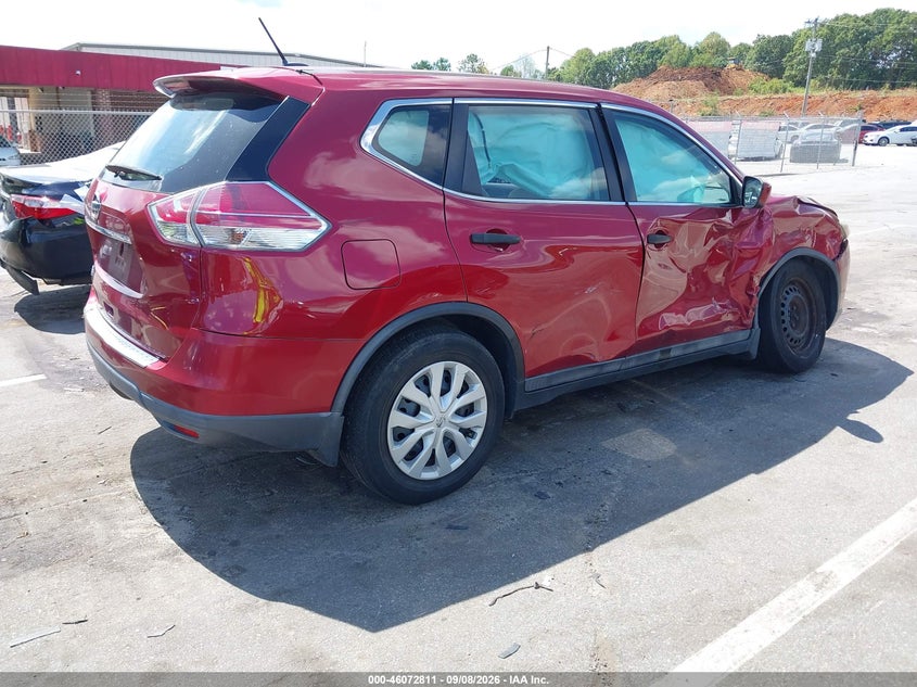 Vin: 5n1at2mt1gc897118, lot: 46572358, nissan rogue s 20164