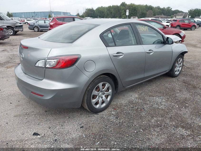 Vin: jm1bl1uf1c1610931, lot: 46572366, mazda mazda3 i sport 20124