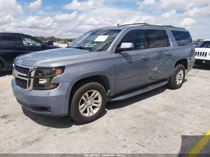 Vin: 1gnschkc8gr167547, lot: 46572374, chevrolet suburban lt 20162