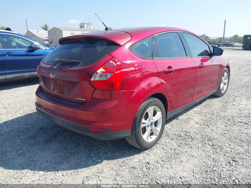 Vin: 1fadp3k23dl194840, lot: 46572380, ford focus se 20134