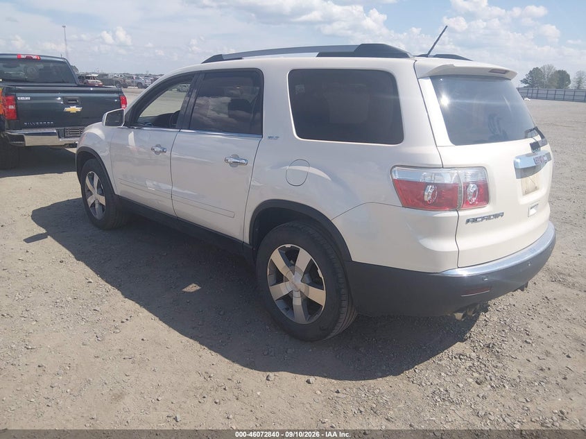 Vin: 1gkkrredxbj186033, lot: 46572387, gmc acadia slt-1 20113