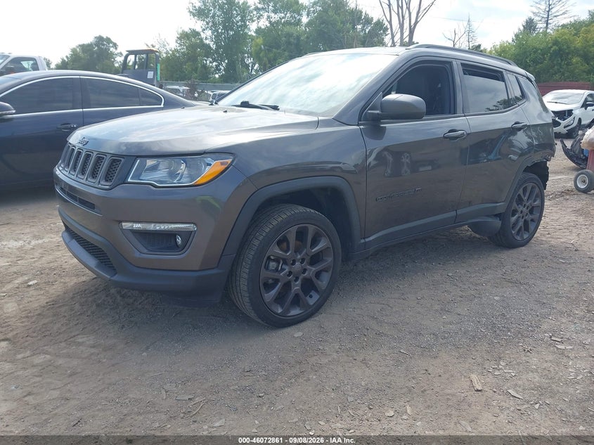 Vin: 3c4njdeb0mt513486, lot: 46572408, jeep compass 80th anniversary 4x4 20212