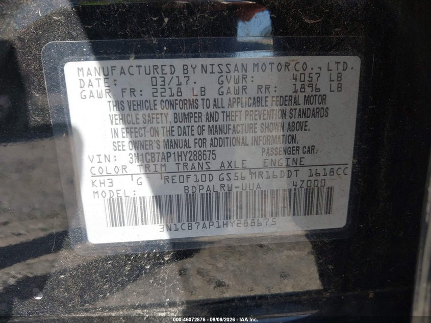 2017 NISSAN SENTRA SR TURBO · Фото 9
