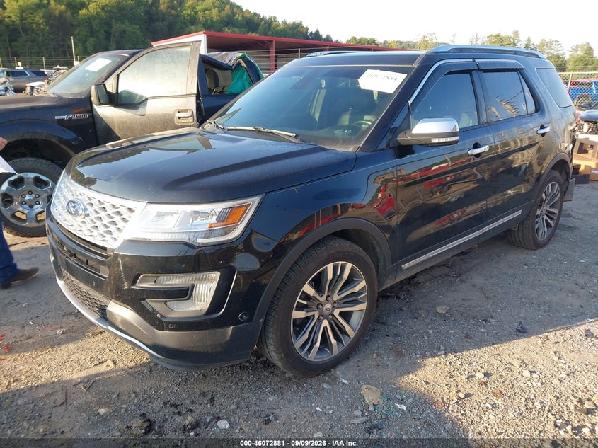 Vin: 1fm5k8ht2hge21102, lot: 46572428, ford explorer platinum 20172