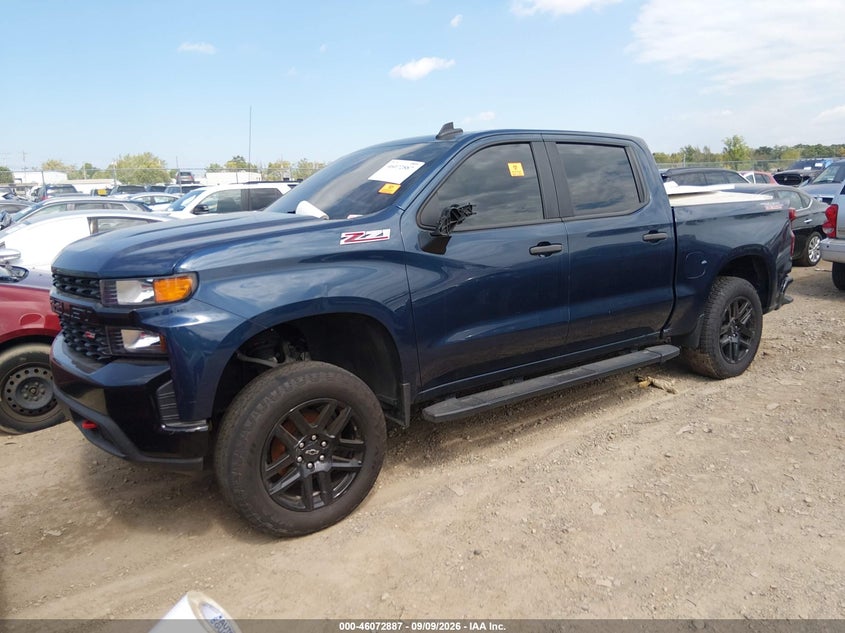 Vin: 3gcpycek3ng137956, lot: 46572433, chevrolet silverado 1500 ltd 4wd  short bed custom trail boss 20222