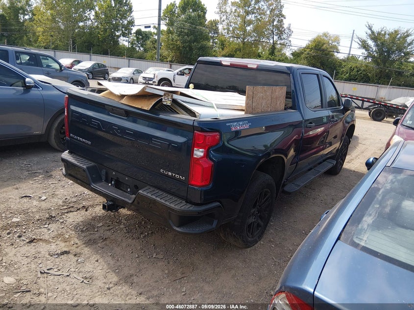Vin: 3gcpycek3ng137956, lot: 46572433, chevrolet silverado 1500 ltd 4wd  short bed custom trail boss 20224