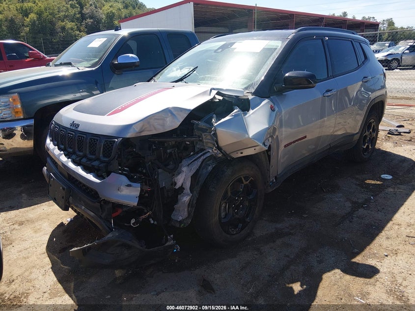 Vin: 3c4njddn3pt564707, lot: 46572449, jeep compass trailhawk 4x4 20232