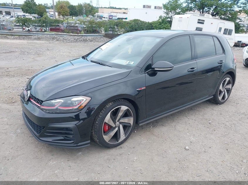 Vin: 3vw447au7jm256759, lot: 46572454, volkswagen golf gti 2.0t autobahn/2.0t s/2.0t se 20182