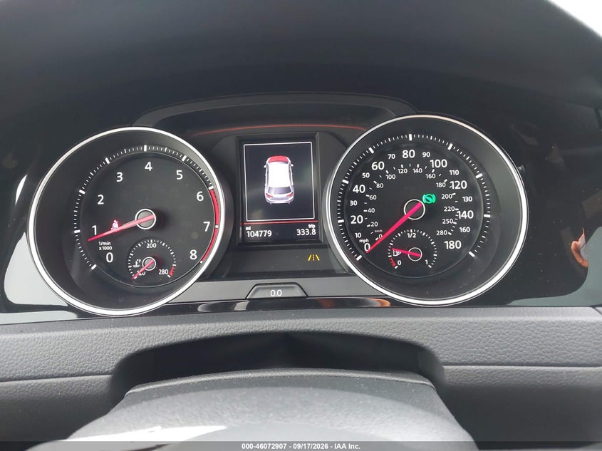 VOLKSWAGEN GOLF GTI 2018 VIN 3VW447AU7JM256759
