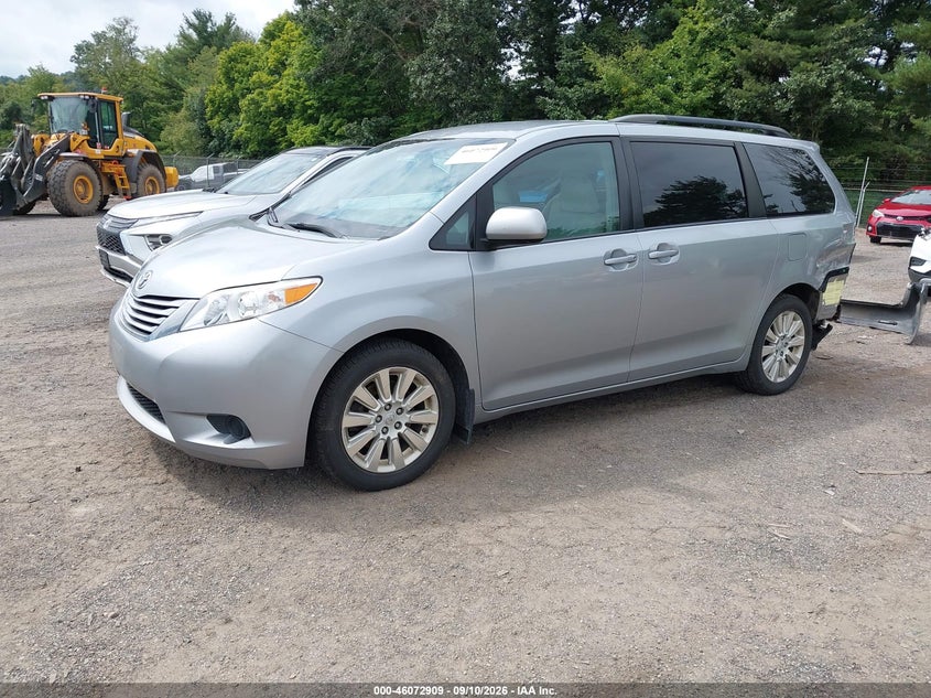 Vin: 5tdjk3dc8fs106156, lot: 46572456, toyota sienna le 7 passenger 20152
