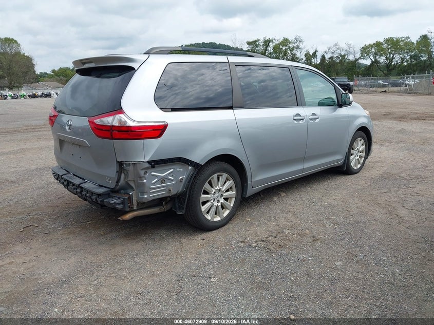 Vin: 5tdjk3dc8fs106156, lot: 46572456, toyota sienna le 7 passenger 20154