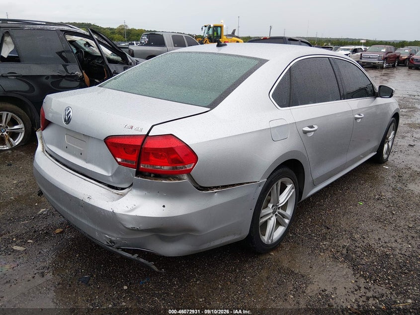 Vin: 1vwbs7a35ec057821, lot: 46572478, volkswagen passat 1.8t se 20144