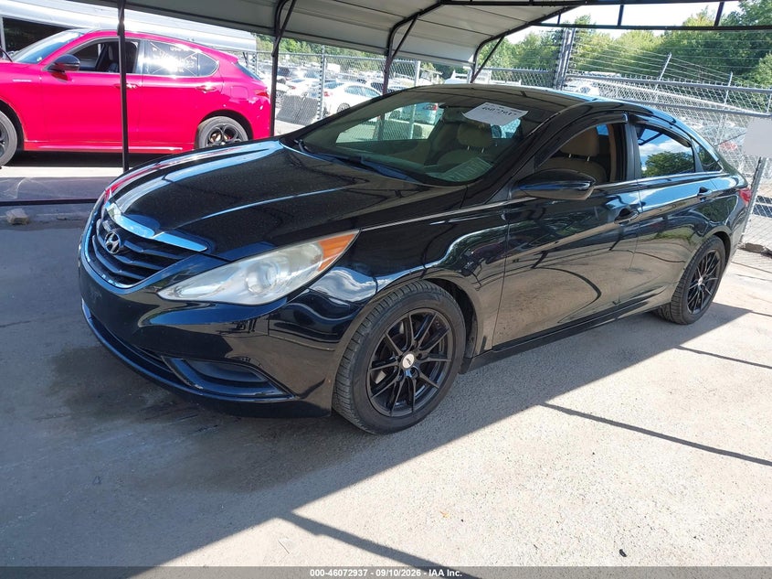 2012 Hyundai Sonata, Угон, IAAI, VIN 5NPEB4AC5CH312810 — фото 2