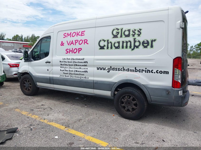 Vin: 1ftyr2cm9fka28735, lot: 46572493, ford transit-250 20153