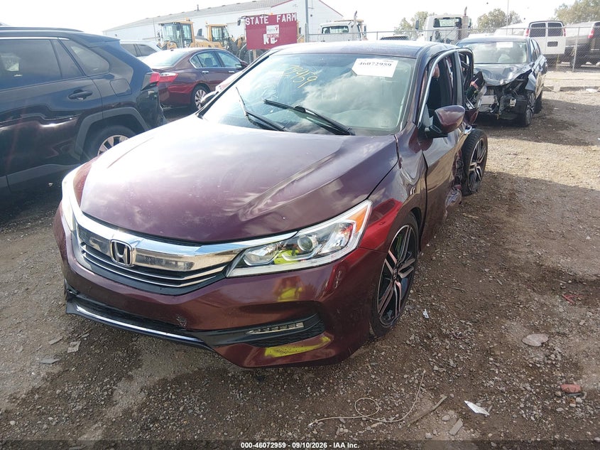 Vin: 1hgcr2f50ga139715, lot: 46572506, honda accord sport 20162