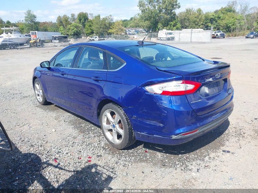 Vin: 3fa6p0h72dr359286, lot: 46572512, ford fusion se 20133