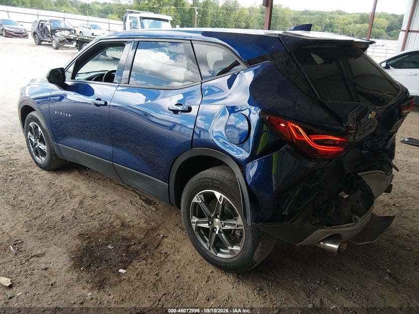 Vin: 3gnkbcr42ps143374, lot: 46572543, chevrolet blazer fwd 2lt 20233