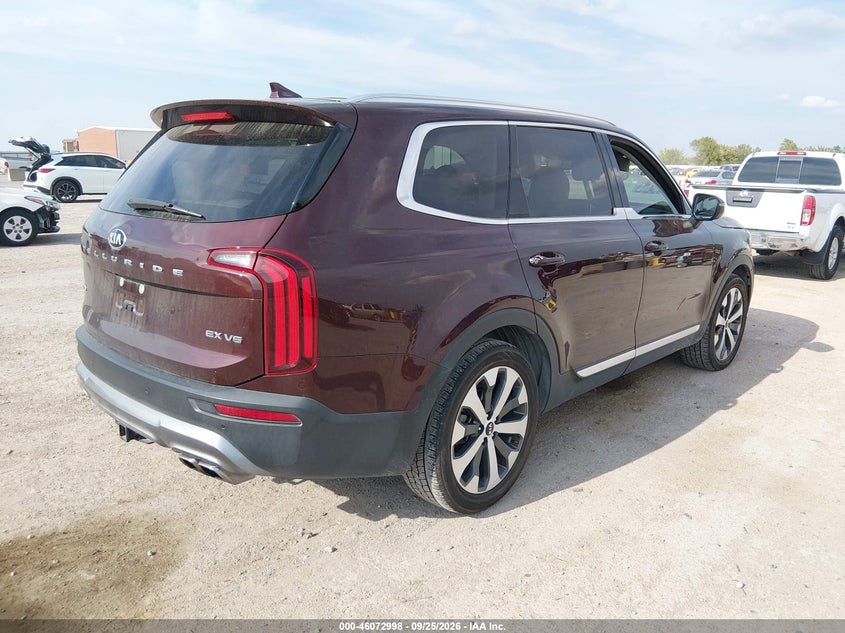 Vin: 5xyp3dhc3mg138420, lot: 46572545, kia telluride ex 20214
