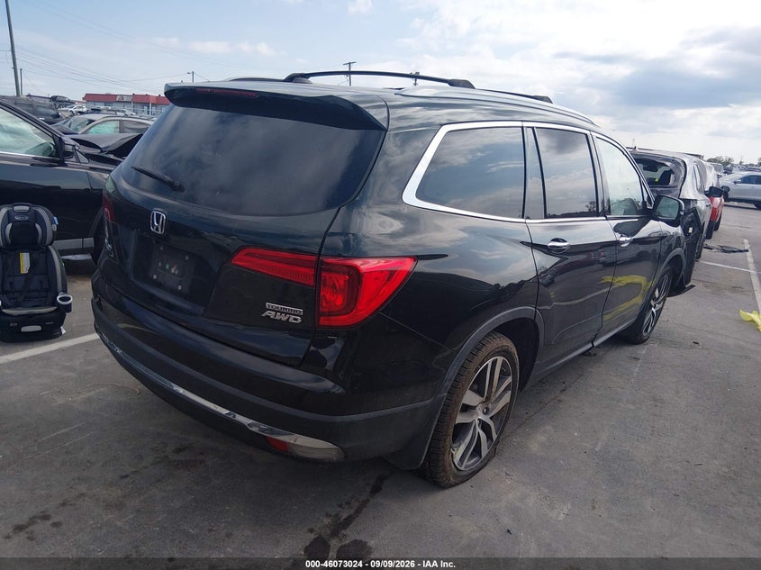 Vin: 5fnyf6h95hb035797, lot: 46572571, honda pilot touring 20174