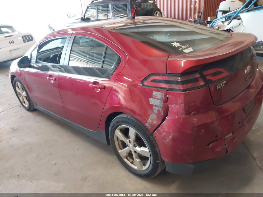 Vin: 1g1rb6e4xdu145697, lot: 46572611, chevrolet volt 20133