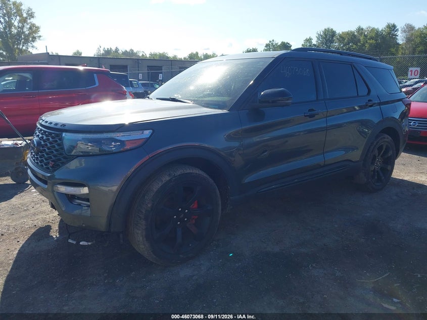 Vin: 1fm5k8gc9lgb63445, lot: 46572615, ford explorer st 20202