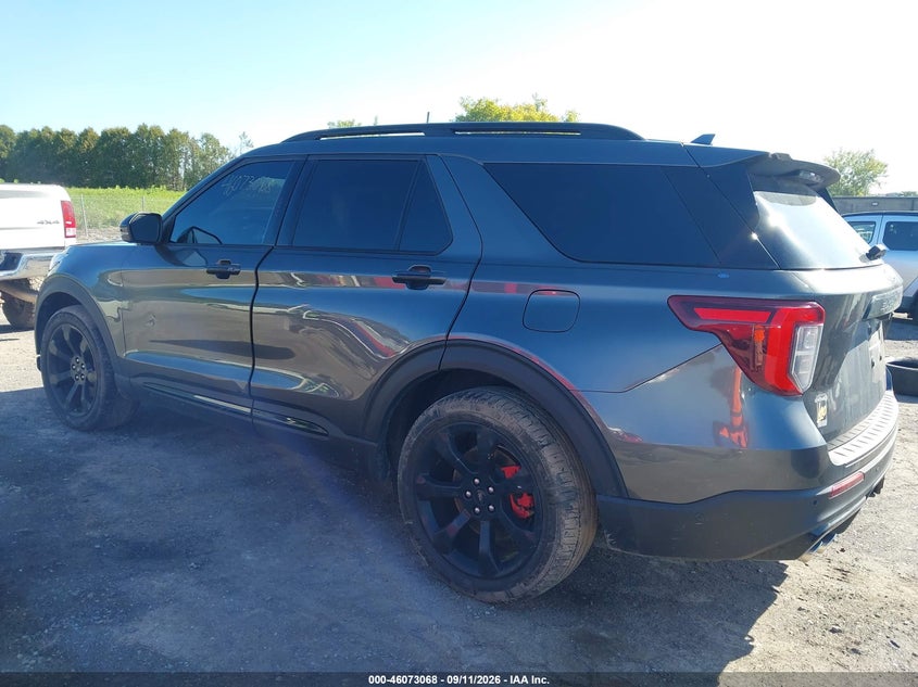 Vin: 1fm5k8gc9lgb63445, lot: 46572615, ford explorer st 20203