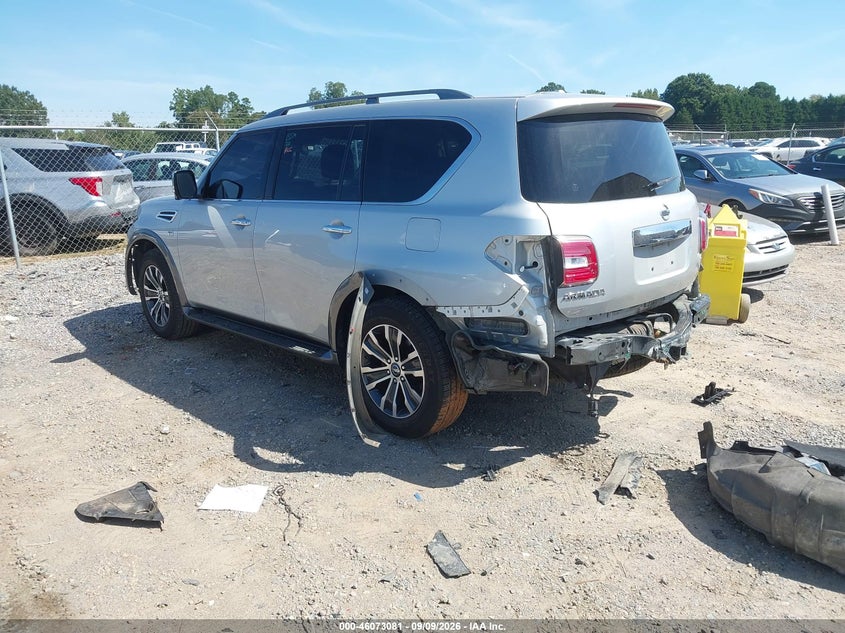 Vin: jn8ay2nd3l9110419, lot: 46572627, nissan armada sl 2wd 20203