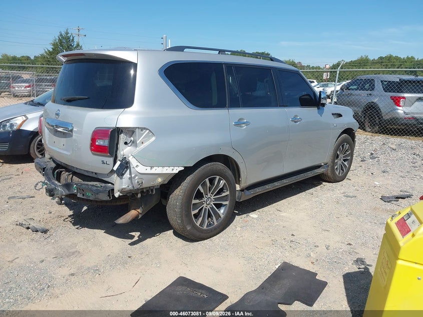 Vin: jn8ay2nd3l9110419, lot: 46572627, nissan armada sl 2wd 20204