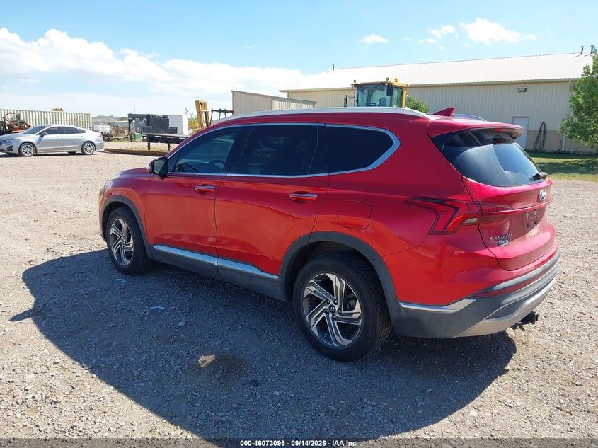 Vin: 5nms64aj4mh369214, lot: 46572642, hyundai santa fe sel 20213
