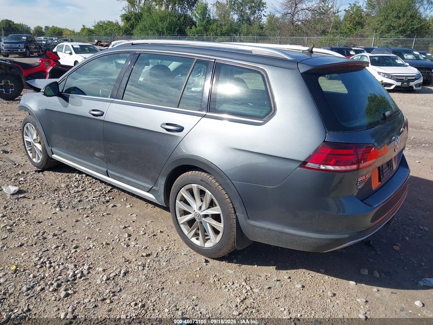 Vin: 3vwm17av1jm768493, lot: 46572652, volkswagen golf alltrack s/tsi se 20183