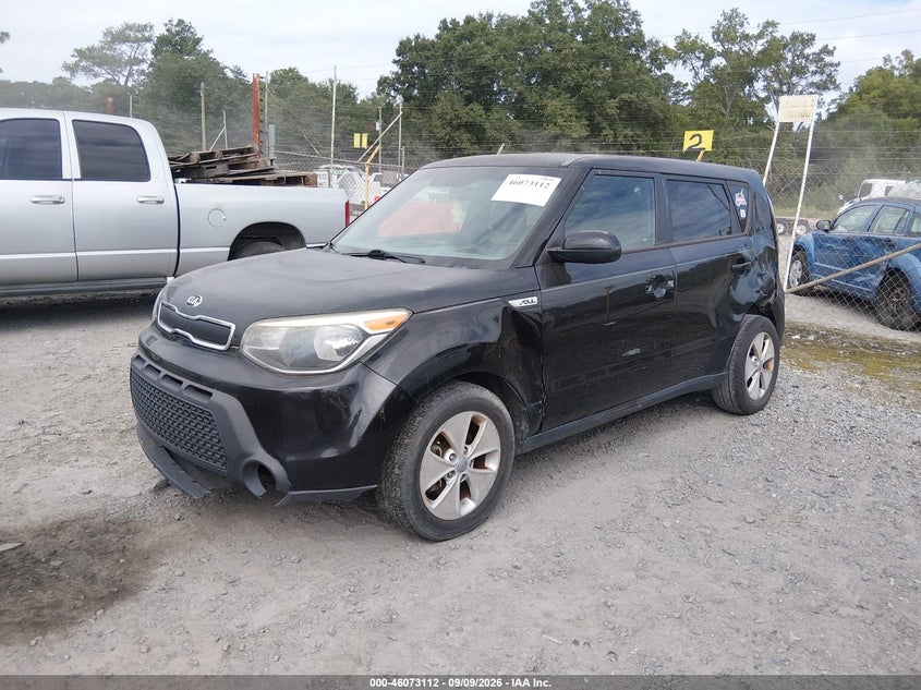 Vin: kndjn2a22g7847508, lot: 46572659, kia soul 20162