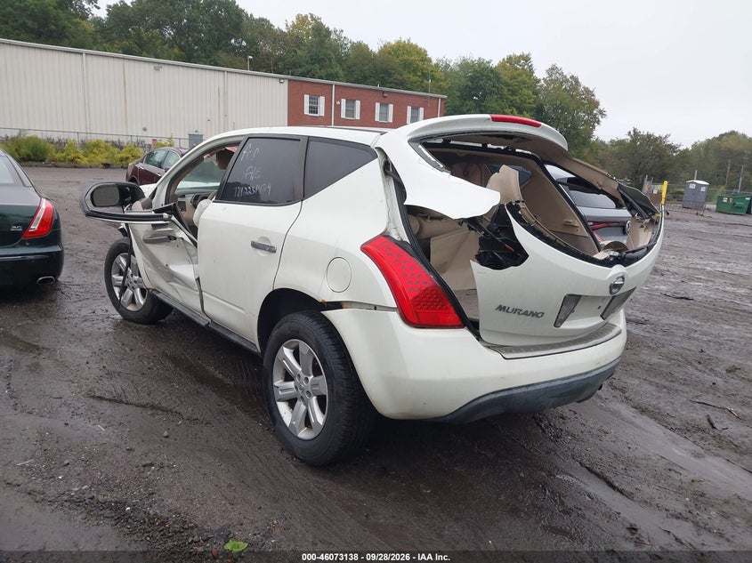 NISSAN MURANO 2006 VIN JN8AZ08W16W519121