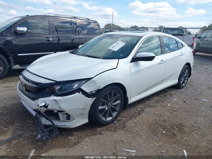 Vin: 19xfc1f3xle006036, lot: 46572689, honda civic ex 20202