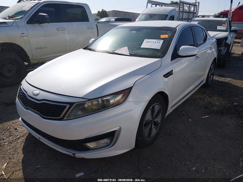 Vin: knagm4ad8c5035157, lot: 46572700, kia optima hybrid ex 20122