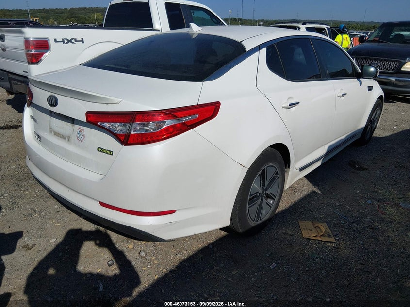 Vin: knagm4ad8c5035157, lot: 46572700, kia optima hybrid ex 20124