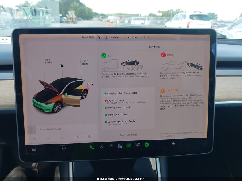 TESLA MODEL Y 2020 VIN 5YJYGDEE6LF015098
