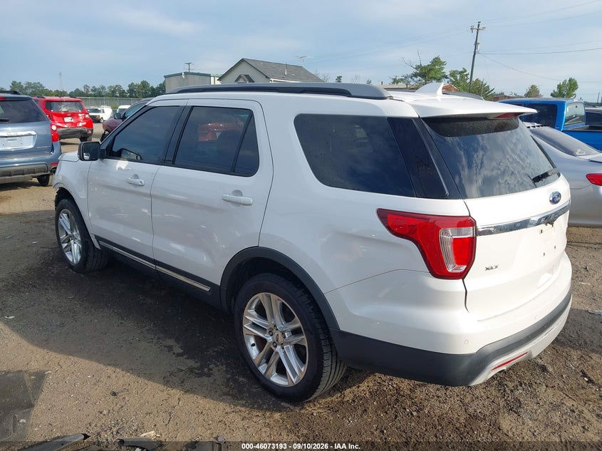 Vin: 1fm5k8d84ggc97625, lot: 46572740, ford explorer xlt 20163