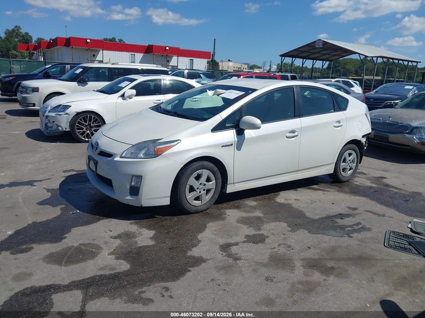 Vin: jtdkn3du8a0052776, lot: 46572749, toyota prius iii 20102