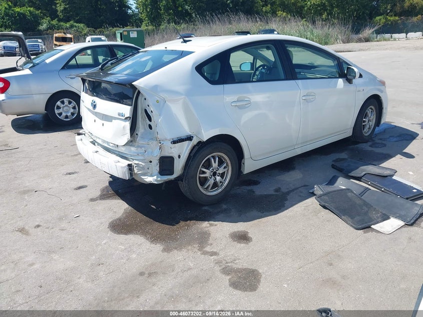 Vin: jtdkn3du8a0052776, lot: 46572749, toyota prius iii 20104
