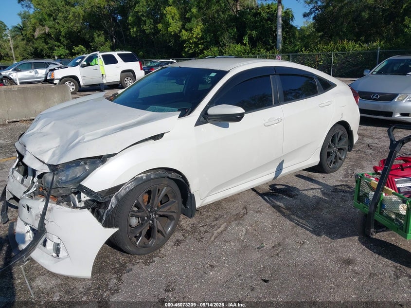 Vin: 19xfc2f84le019804, lot: 46572756, honda civic sport 20202