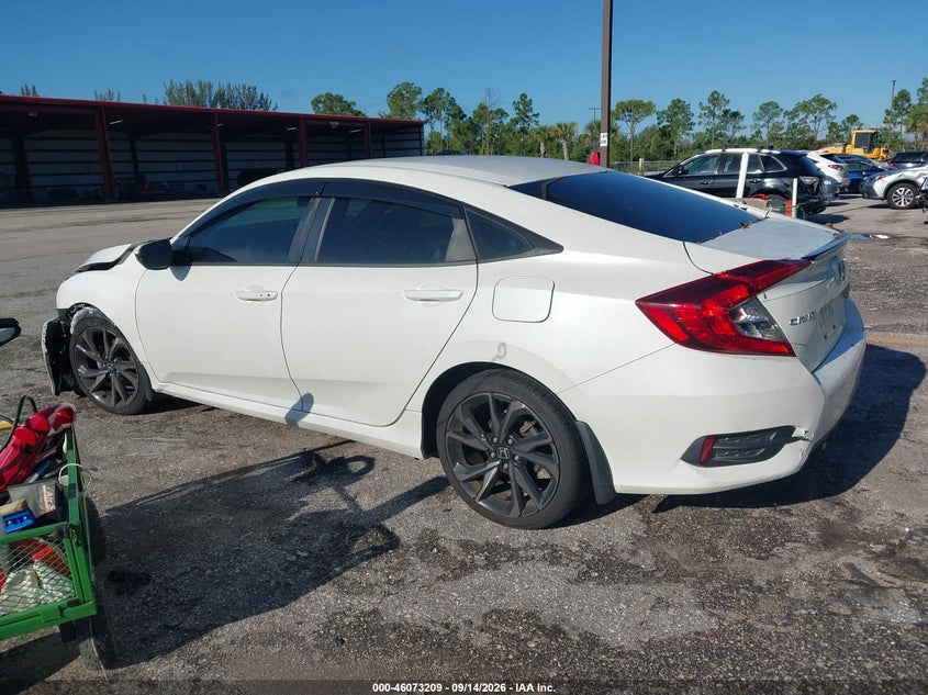Vin: 19xfc2f84le019804, lot: 46572756, honda civic sport 20203