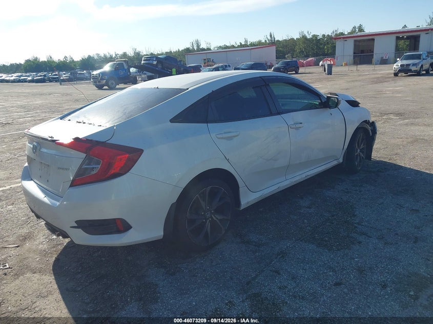 Vin: 19xfc2f84le019804, lot: 46572756, honda civic sport 20204