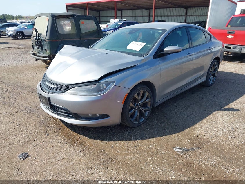 Vin: 1c3cccbg6fn586056, lot: 46572766, chrysler 200 s 20152