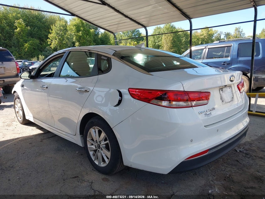 Vin: 5xxgt4l32jg208707, lot: 46572768, kia optima lx 20183