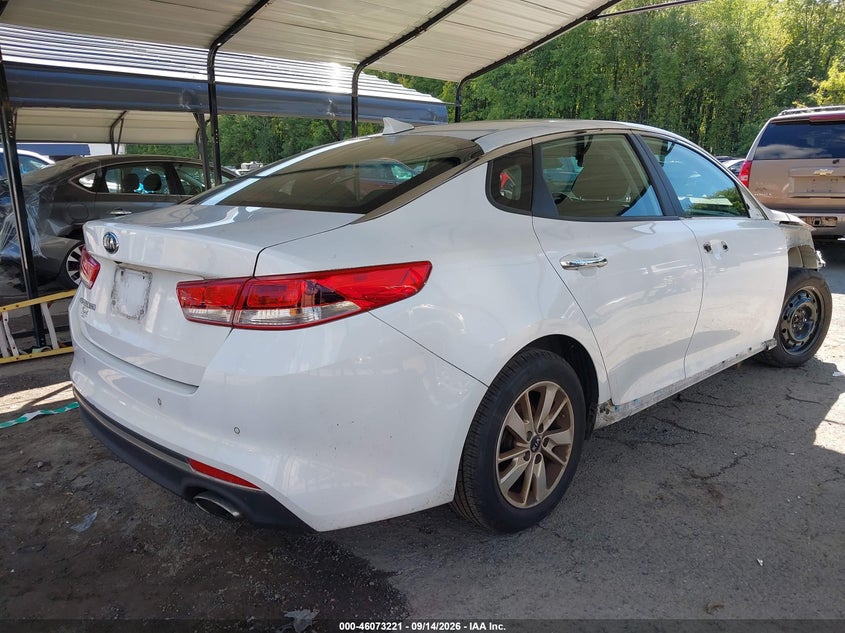 Vin: 5xxgt4l32jg208707, lot: 46572768, kia optima lx 20184