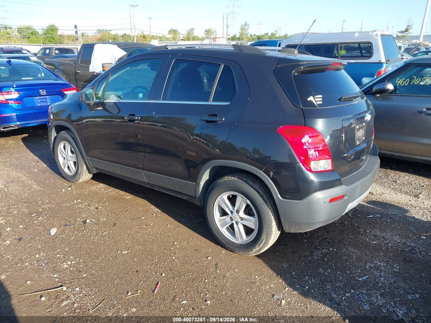 Vin: kl7cjpsbxgb656977, lot: 46572798, chevrolet trax lt 20163