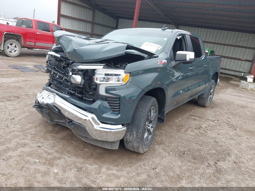 Vin: 3gcukded4sg221355, lot: 46572819, chevrolet silverado 1500 4wd  standard bed lt 20252